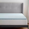 Delara 2 Inch Gel Infused Memory Foam Mattress Topper, Certipur-US Certified, Ventilated Design for Better Airflow