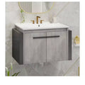 24 in Bathroom Vanity Ceramic Basin Cabinet With Sink Combo Wall Mounted Modern Vanity Bathroom Storage Cabinet Modern Storage Cabinet