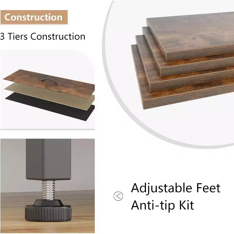 Cassettiera in tessuto a 10 cassetti per camera da letto, piano in legno, struttura in acciaio, comò moderno, cassettiera leggera con contenitori in tessuto per soggiorno, corridoio