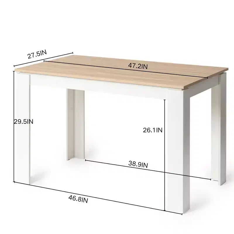 Tavolo da Pranzo Rettangolare per 24 Persone, Tavolo da Cucina e Sala da Pranzo con Struttura in Legno, per Piccoli Spazi, Appartamento, Ufficio Domestico, Rovere
