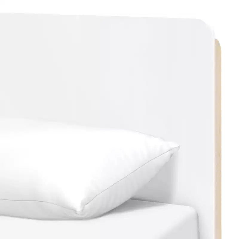 Letto singolo TipToe - Bianco e Naturale decapato