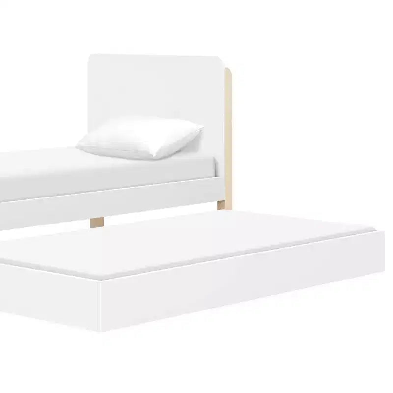 Letto singolo TipToe - Bianco e Naturale decapato