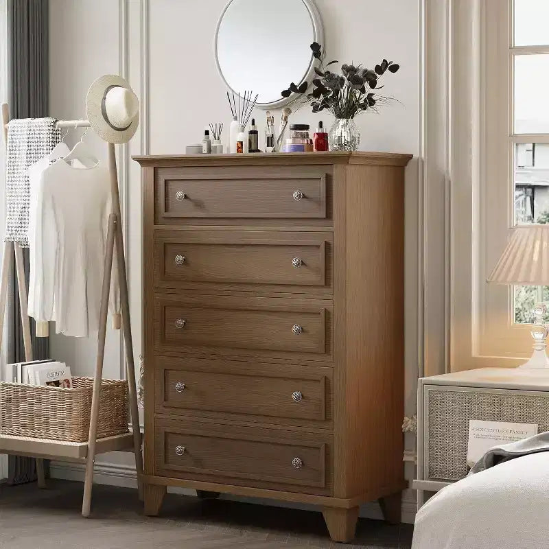 Comò a 3/6/7 cassetti, cassettiera in legno con squisiti manici in metallo, cassettiera dal design moderno per camera da letto, soggiorno, ingresso
