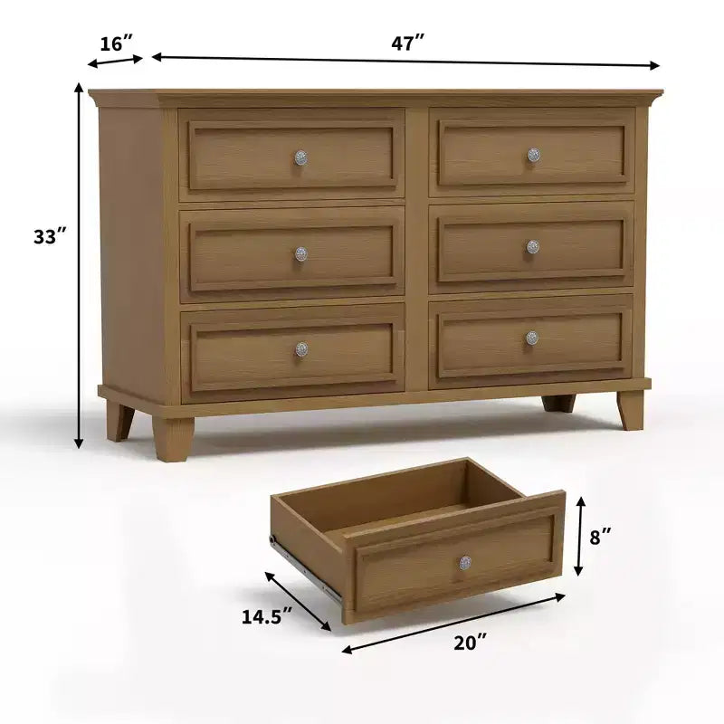 Comò a 3/6/7 cassetti, cassettiera in legno con squisiti manici in metallo, cassettiera dal design moderno per camera da letto, soggiorno, ingresso