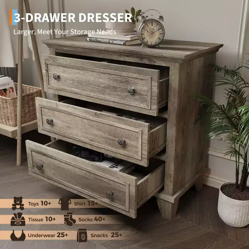 Comò a 3/6/7 cassetti, cassettiera in legno con squisiti manici in metallo, cassettiera dal design moderno per camera da letto, soggiorno, ingresso