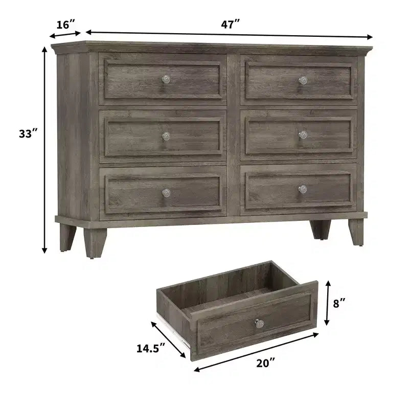 Comò a 3/6/7 cassetti, cassettiera in legno con squisiti manici in metallo, cassettiera dal design moderno per camera da letto, soggiorno, ingresso