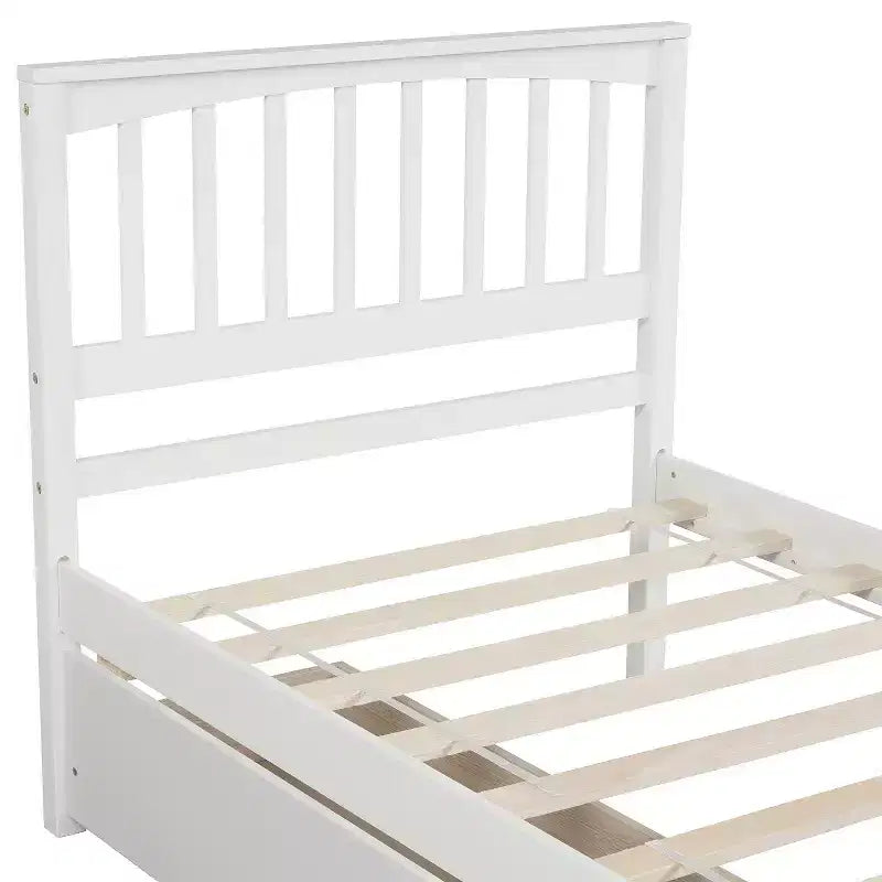 Letto a piattaforma a una piazza con 2 cassetti per camera da letto e camera degli ospiti