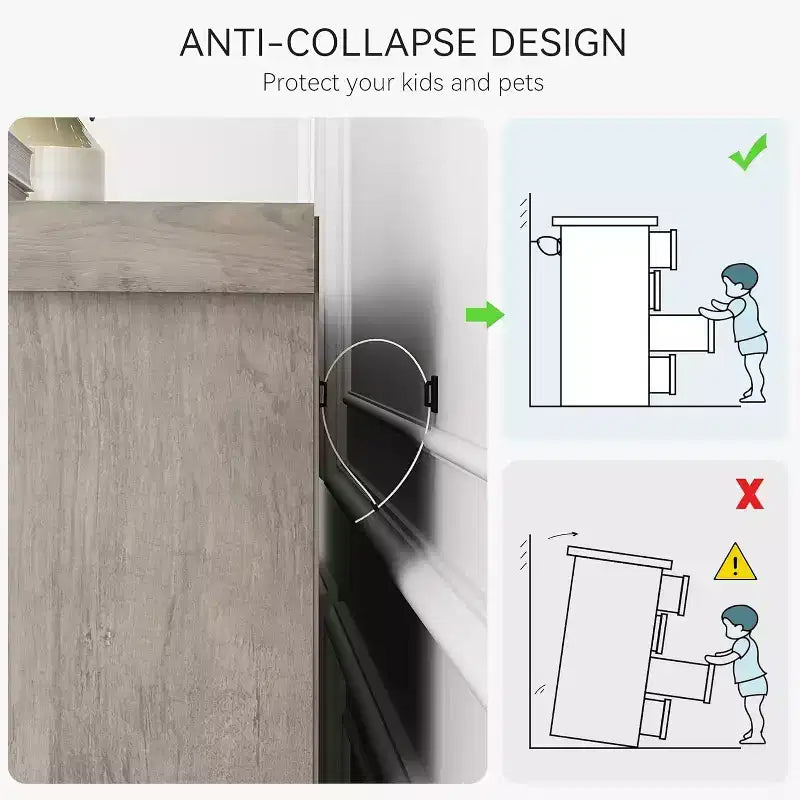 Cassettiera alta a 6 cassetti, Cassettiera moderna con maniglie in metallo, Organizer verticale per camera da letto e armadio