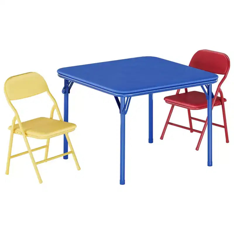 Set Tavolo e Sedie Pieghevoli, Set Tavolo e Sedie per Bambini e Bambine per Sala da Pranzo, Asilo Nido, Aule