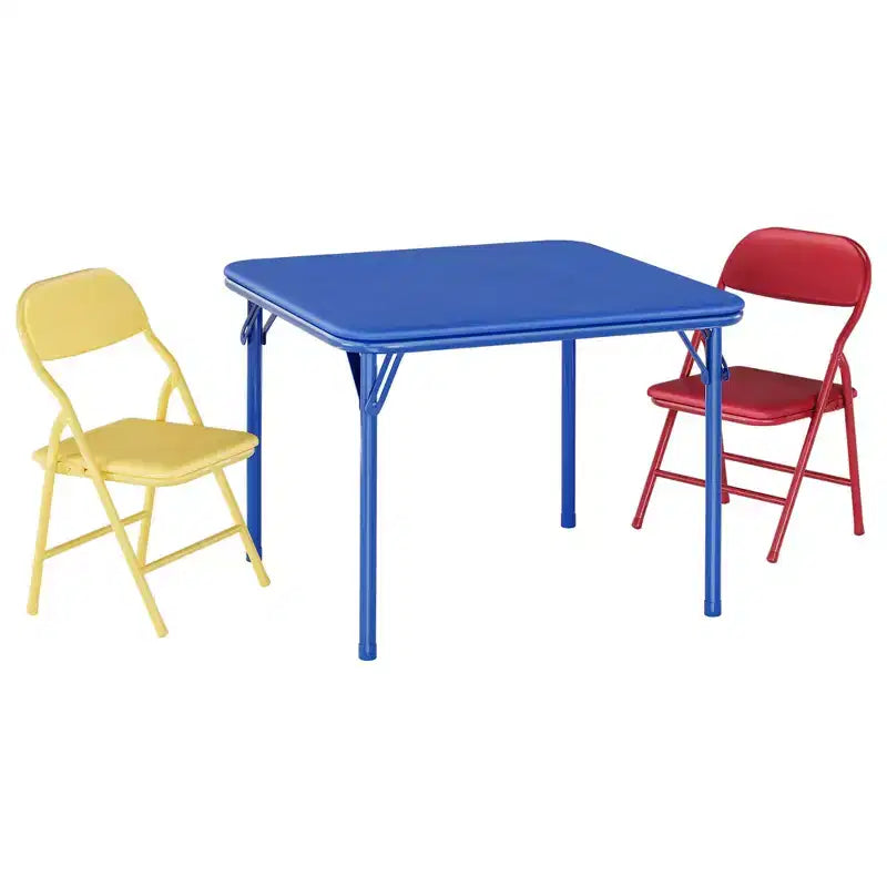 Set Tavolo e Sedie Pieghevoli, Set Tavolo e Sedie per Bambini e Bambine per Sala da Pranzo, Asilo Nido, Aule